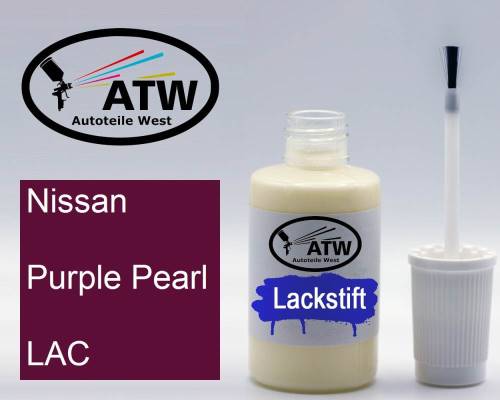 Nissan, Purple Pearl, LAC: 20ml Lackstift, von ATW Autoteile West.